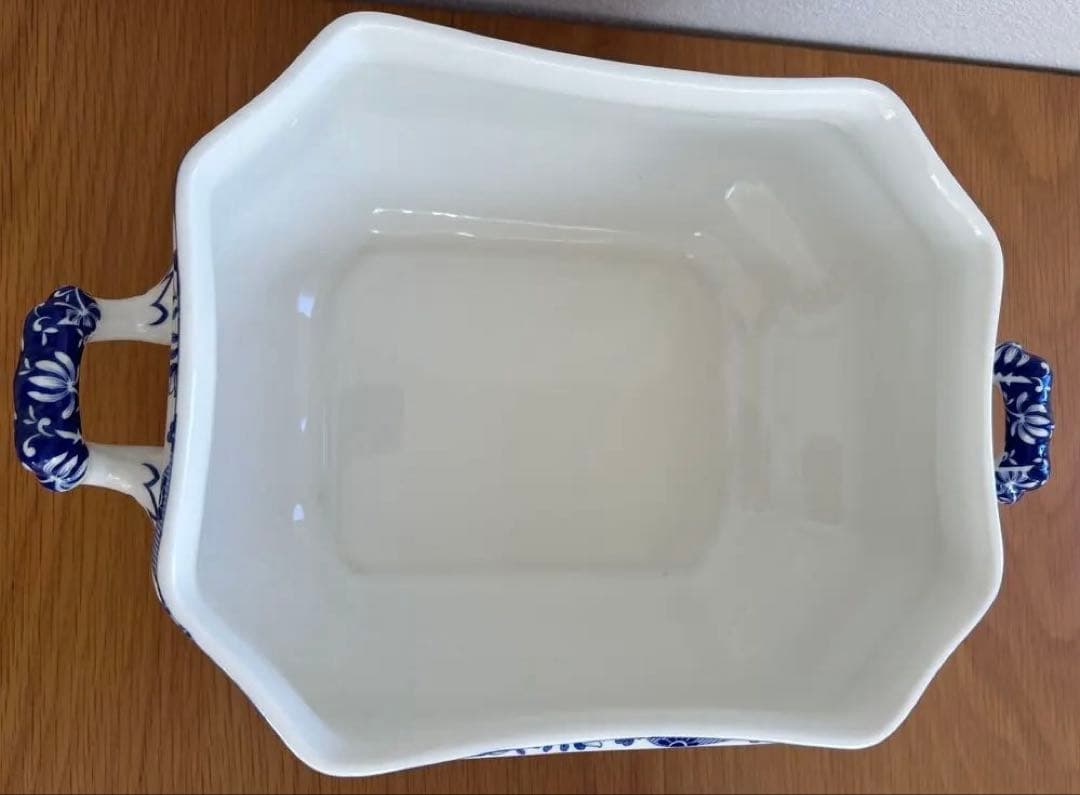 【美品】spode ブルーイタリアン　スープチューリン&レードル