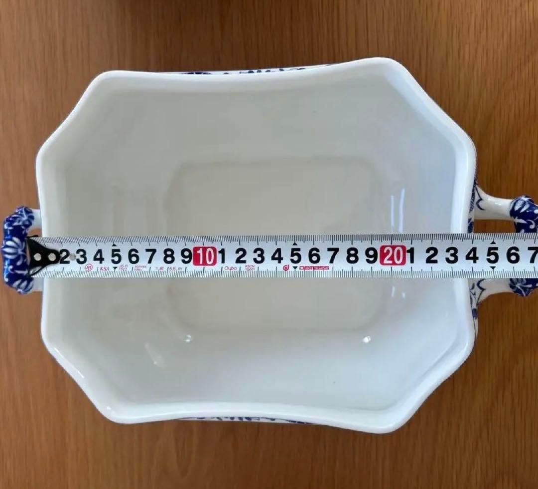 【美品】spode ブルーイタリアン　スープチューリン&レードル