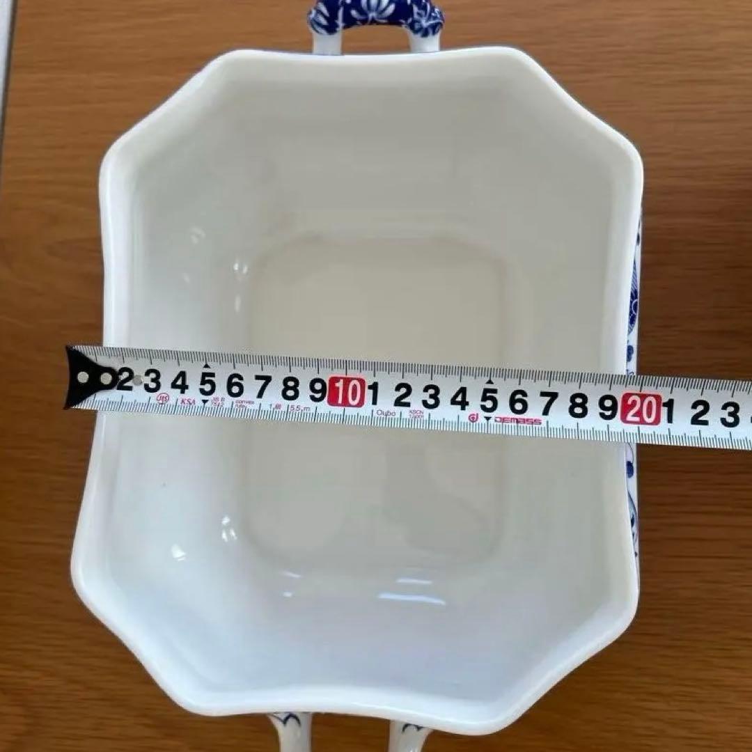 【美品】spode ブルーイタリアン　スープチューリン&レードル