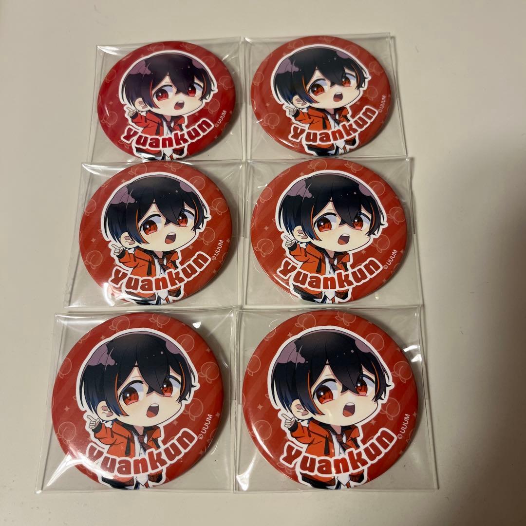 カラフルピーチ ゆあんくん 缶バッジ 6個セット - メルカリ