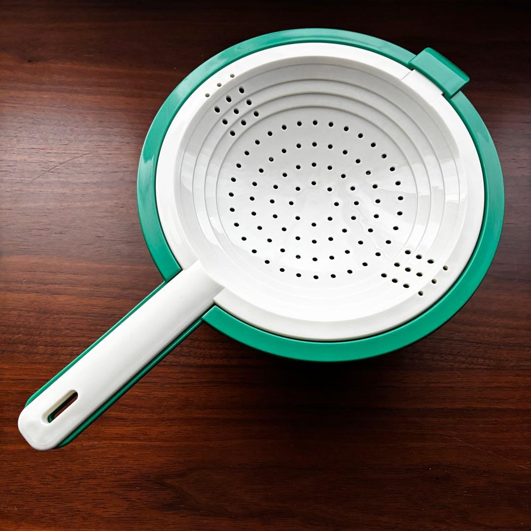 タッパーウェア パスタセット ざる ダブルコランダー スパゲッティ