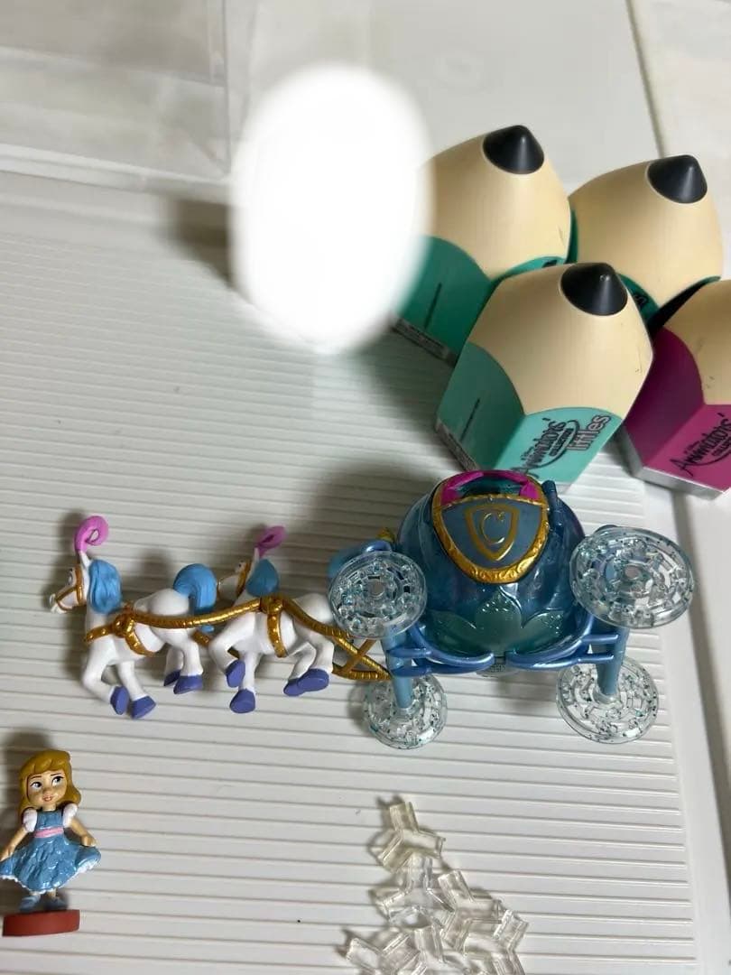 ディズニー、アニメータードール（ミニ）シャルロット、シンデレラの馬車とフィギュア