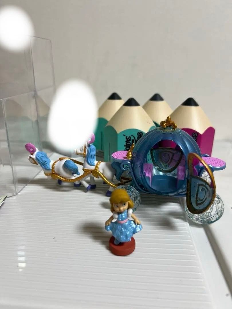 ディズニー、アニメータードール（ミニ）シャルロット、シンデレラの馬車とフィギュア