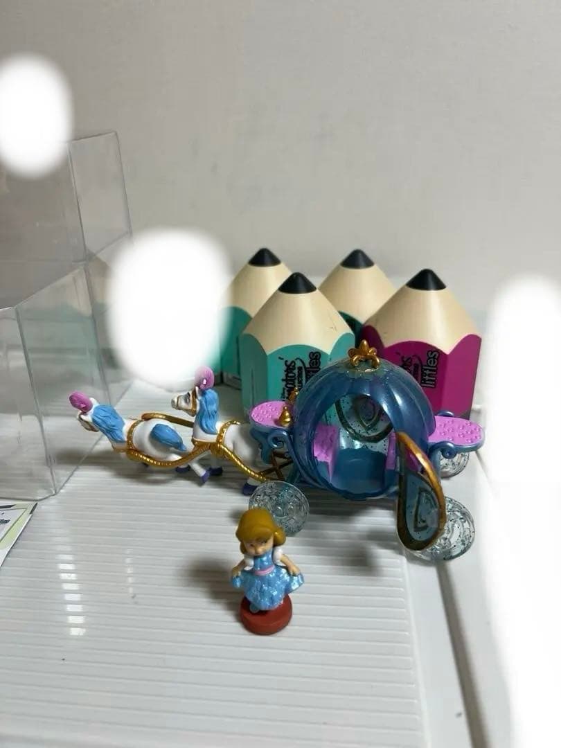 ディズニー、アニメータードール（ミニ）シャルロット、シンデレラの馬車とフィギュア