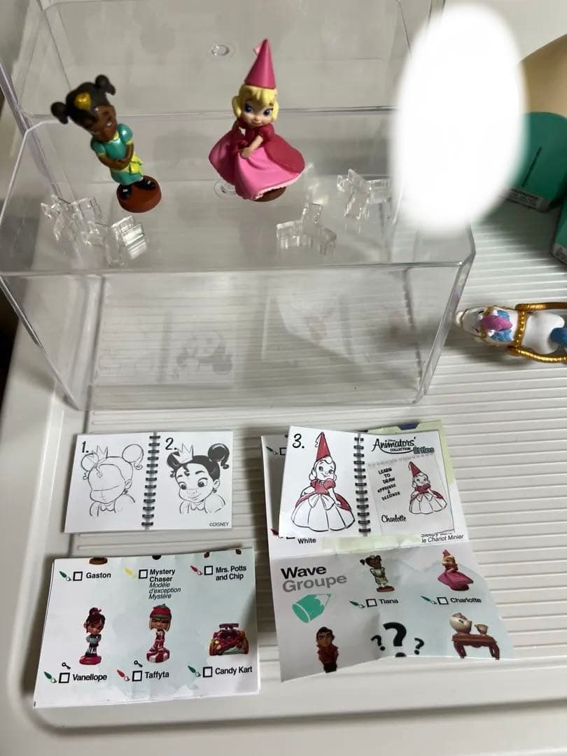 ディズニー、アニメータードール（ミニ）シャルロット、シンデレラの馬車とフィギュア