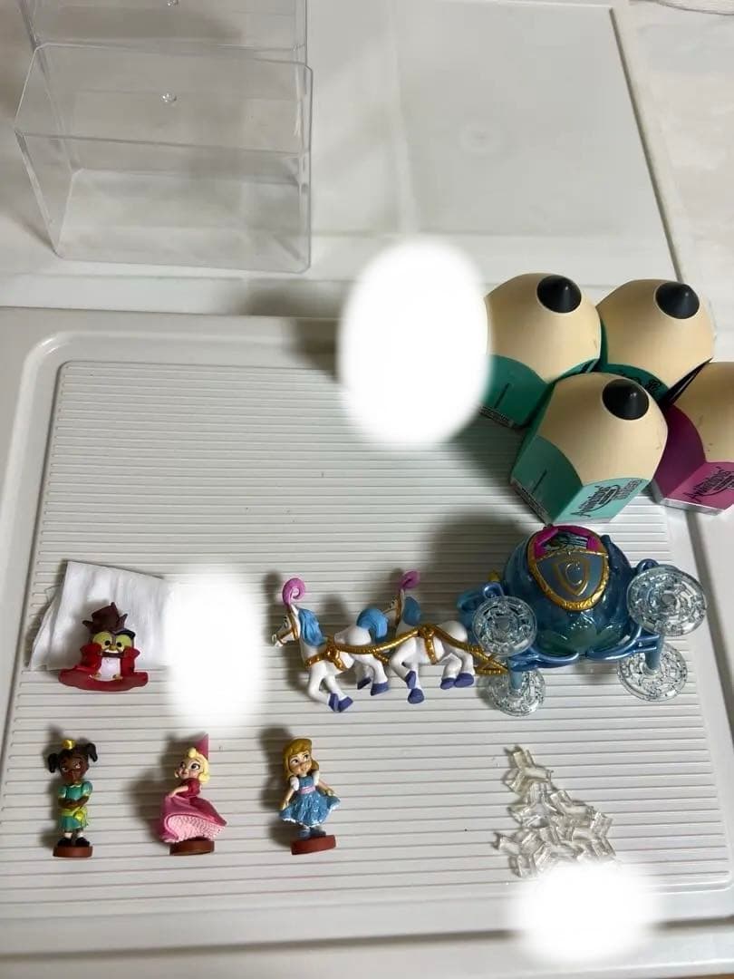 ディズニー、アニメータードール（ミニ）シャルロット、シンデレラの馬車とフィギュア