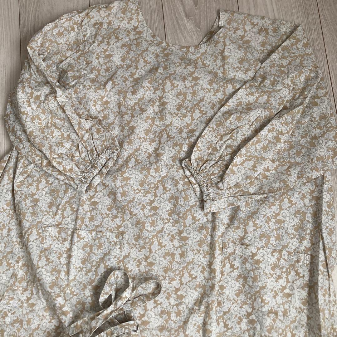 押切もえさんコラボ クッキングドレス ベージュ