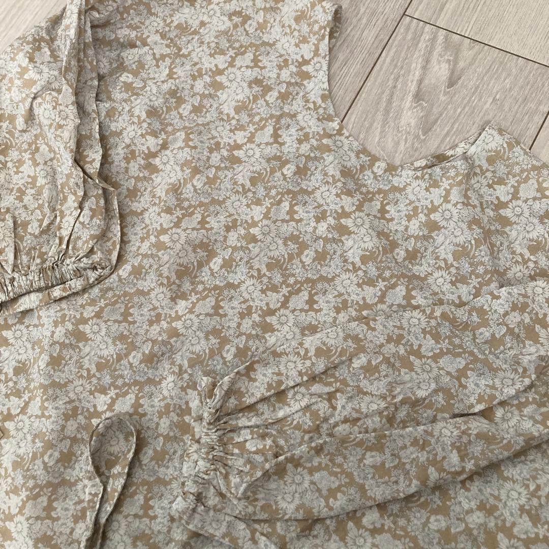 押切もえさんコラボ クッキングドレス ベージュ