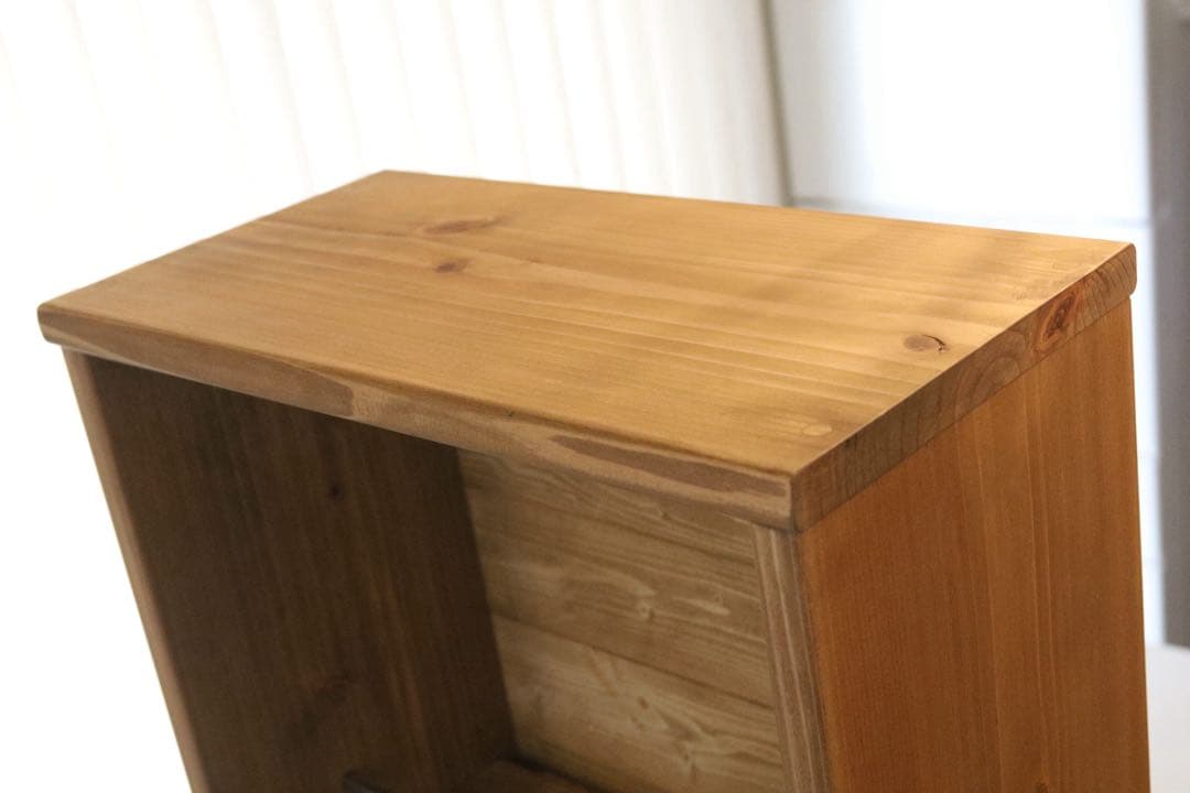 ウイスキーラック　シェルフ　LEDライト付き　ビンテージ　ハンドメイド