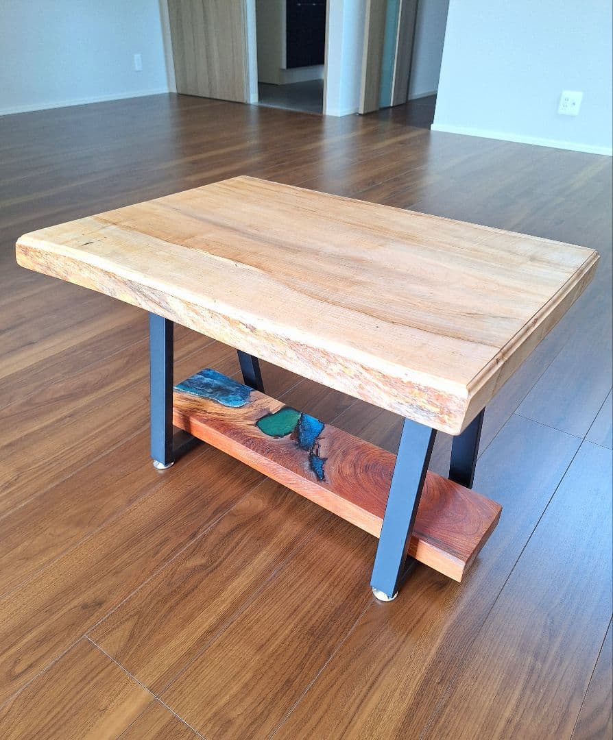 無垢材　栂　ソファーテーブル