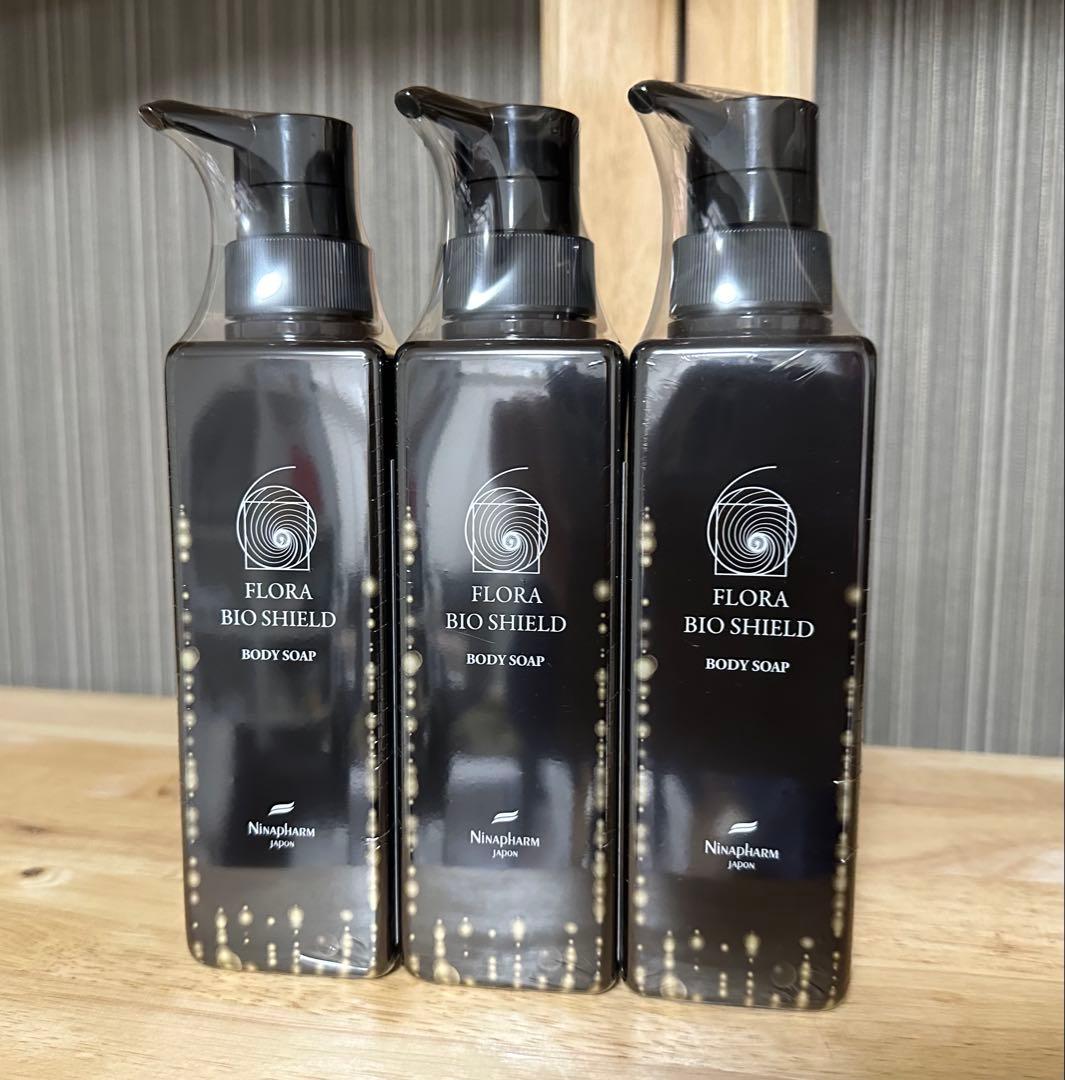 ニナファーム フローラ バイオシールド ボディソープ×３本セット