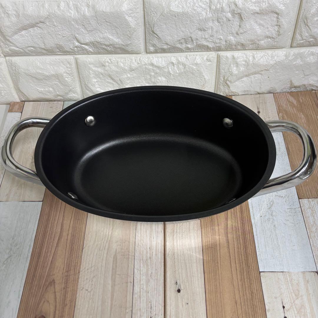 @4 MEYER スリムパン　調理器具　楕円　マイヤー　フライパン　鍋