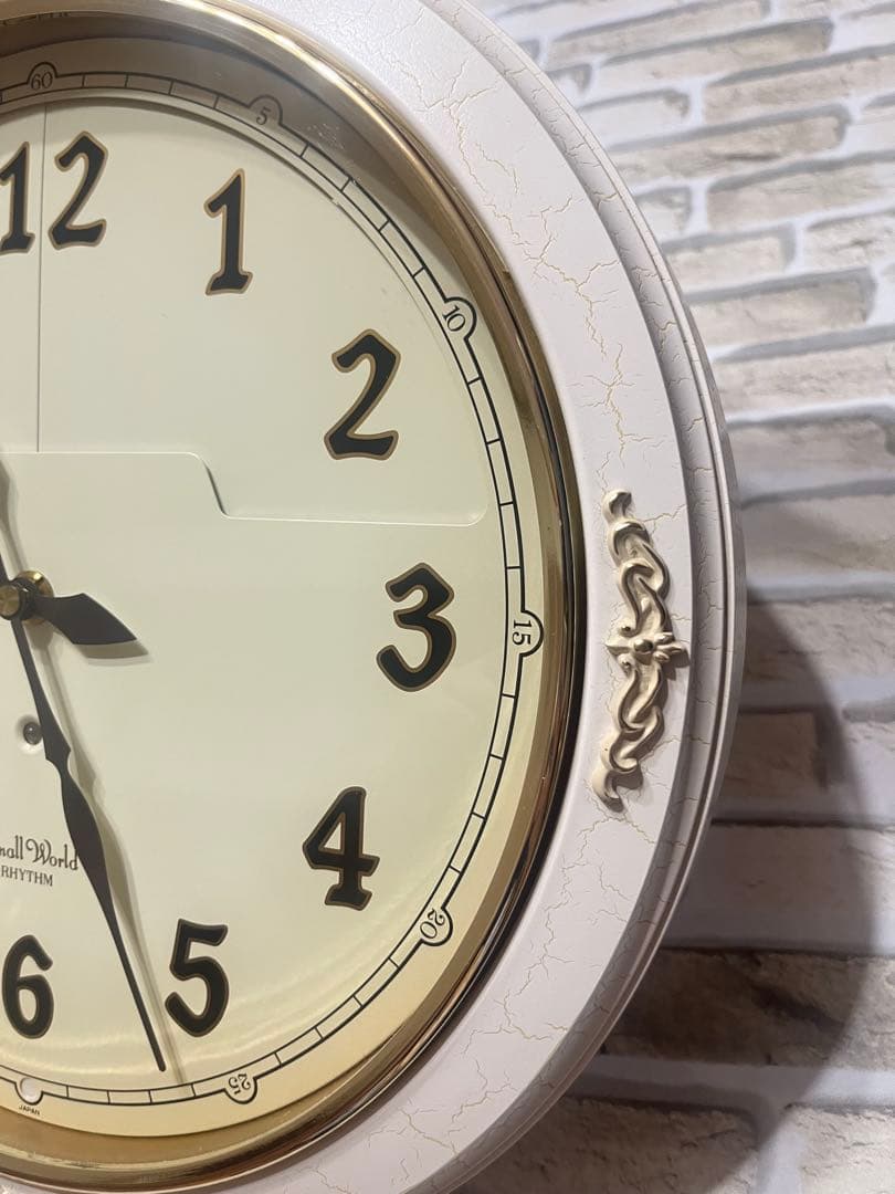 からくり時計　リズム時計　Small World メリーゴーランド　クオーツ式