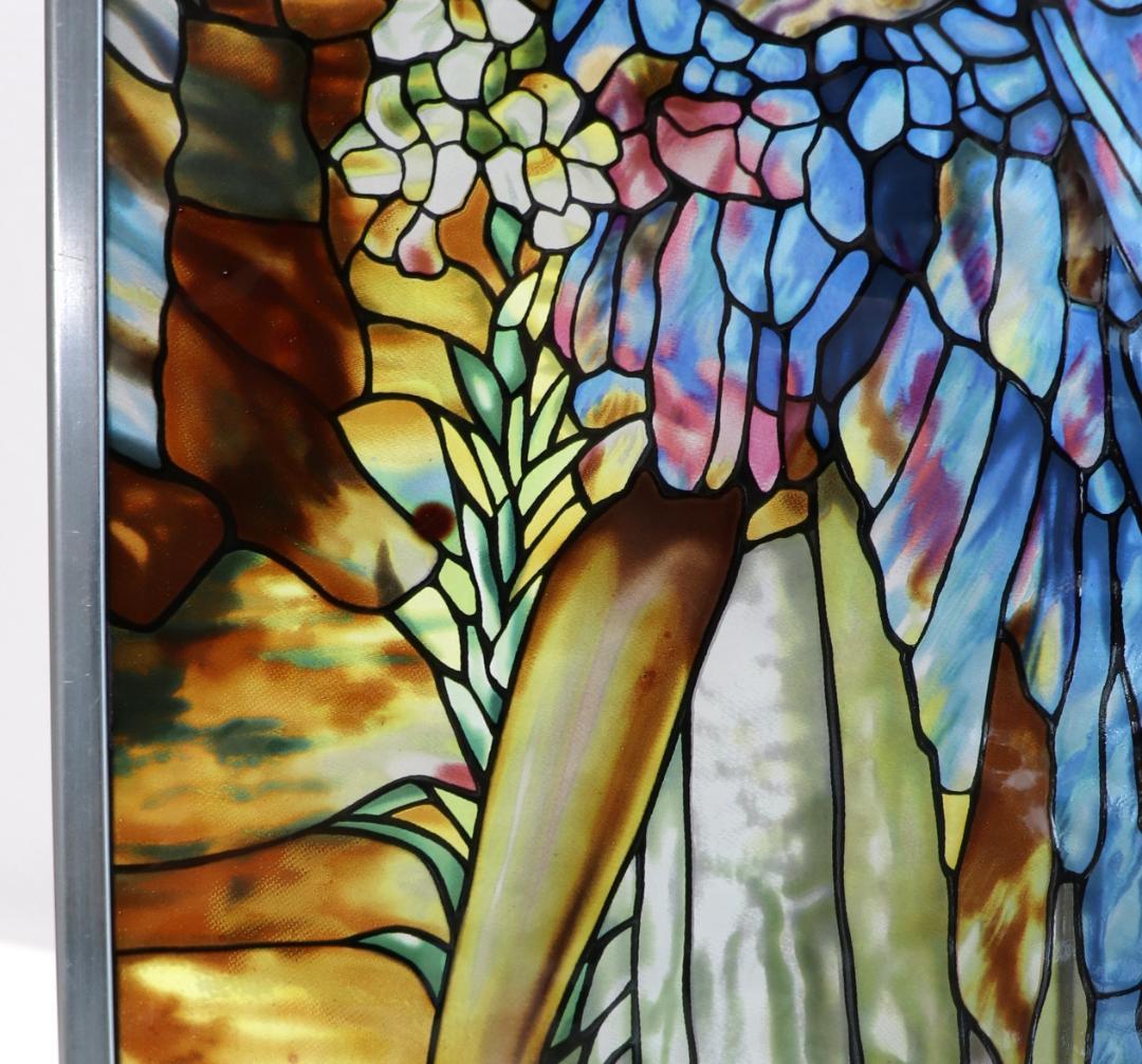 ルイス・C・ティファニー 大型 ヴィンテージステンドグラス 光の復活の天使 教会