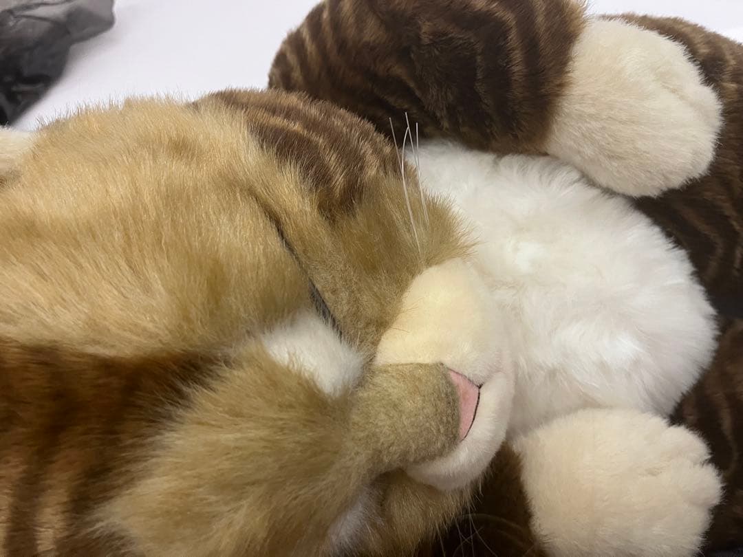 ジョリーマンマ 眠り猫 大きなぬいぐるみ レトロ