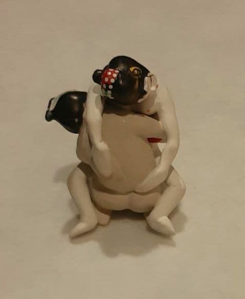 ハトもり様 春画 男女の営みの置物 2体