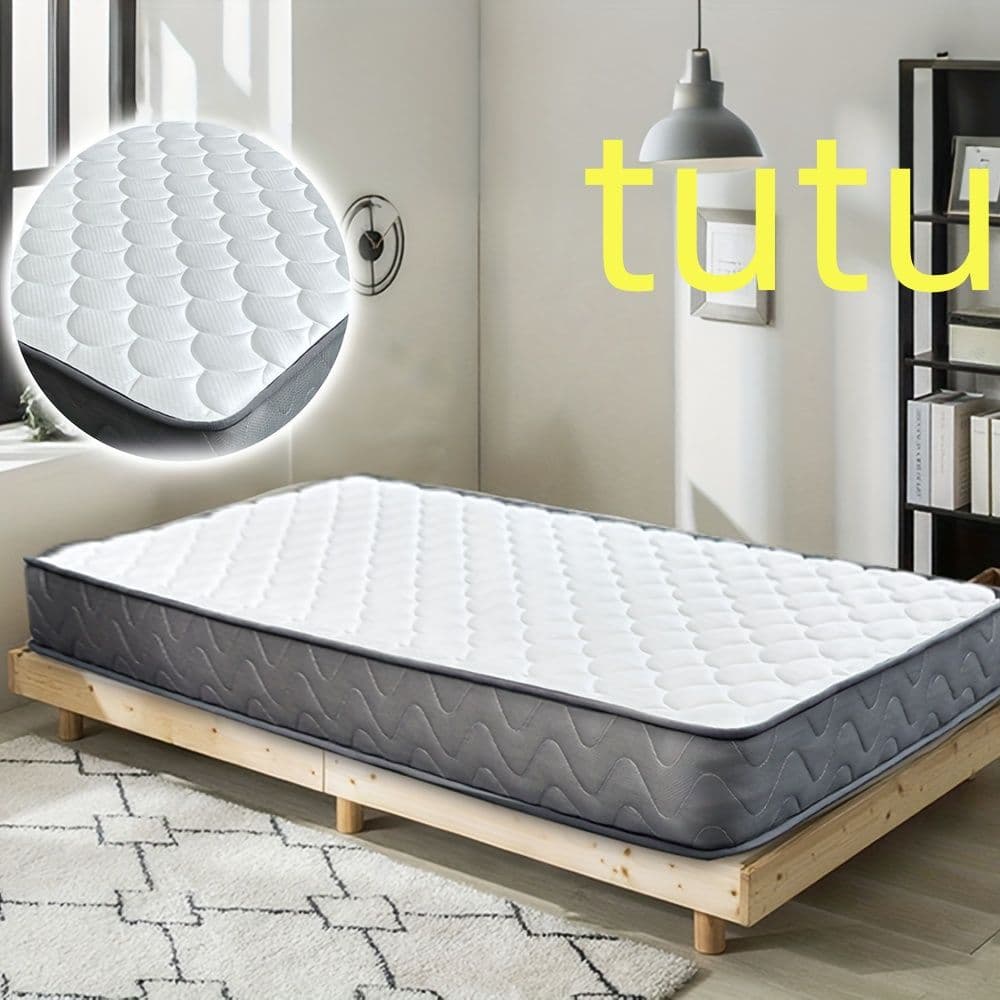 120*195*21cmマットレス プレミアムスプリング式 耐久性抜群、圧縮包装