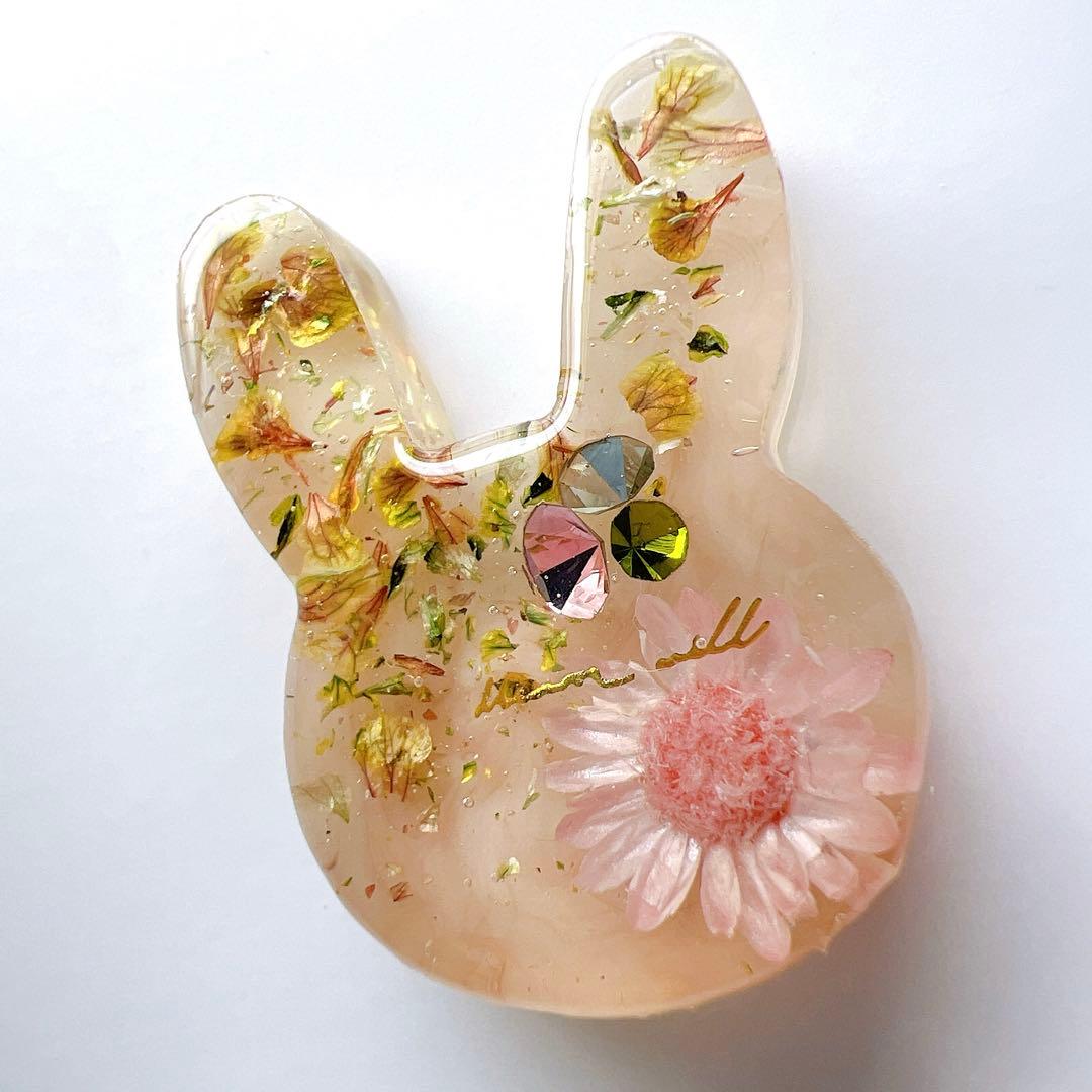 レジン ヘアゴム うさぎ ドライフラワー No.796 - メルカリ