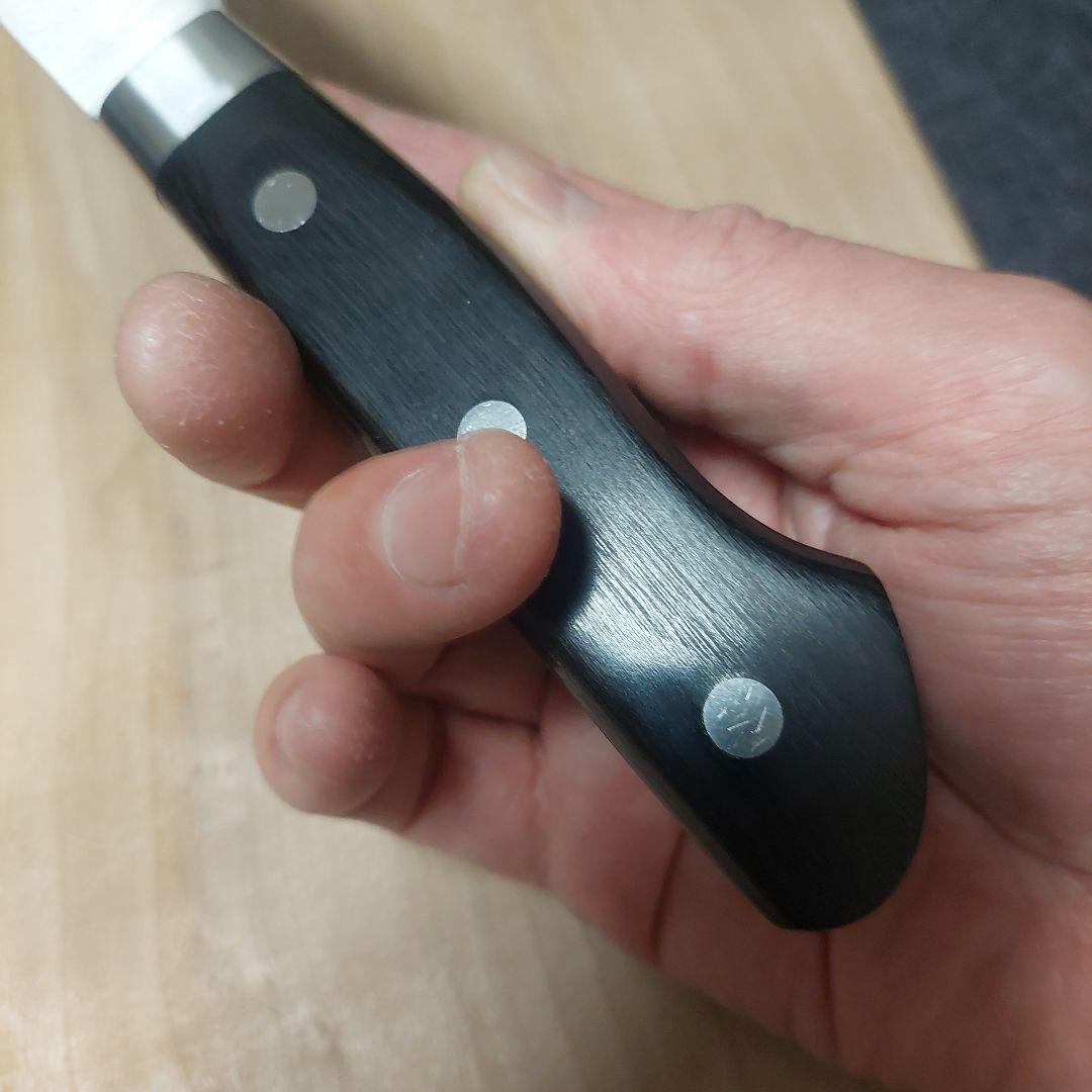 祐成　モリブデン鋼牛刀　ディンプル加工240ミリ