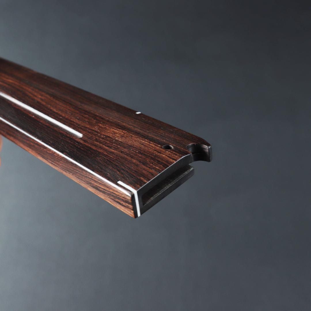 鞘 柳刃包丁 専用の鞘 アフリカ黒檀 尺（刃渡り300mm）サイズ専用 黒檀