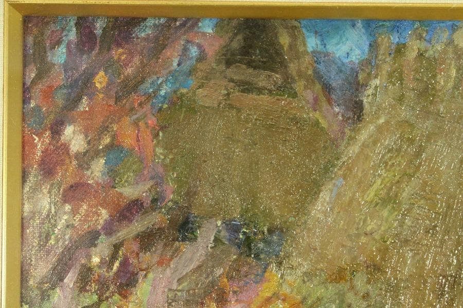 日展作家 早田嘉之 山村(ZE543)