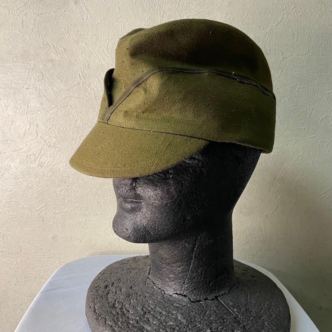 40s 大日本帝国陸軍省 日本陸軍 略帽 国民帽 日本兵 帽子 戦時中 ww2
