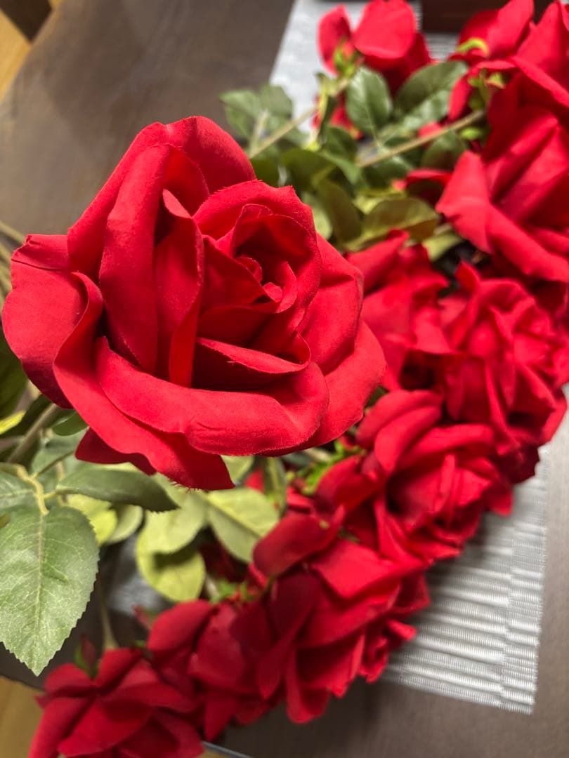 IKEA 造花 薔薇 20本 - メルカリ