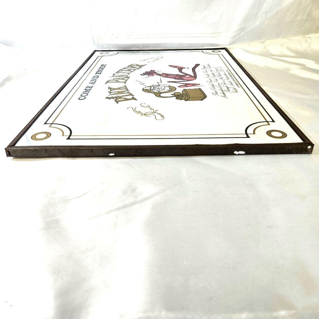 ピンクパンサー 壁掛け鏡 パブミラー 鏡 ヴィンテージ