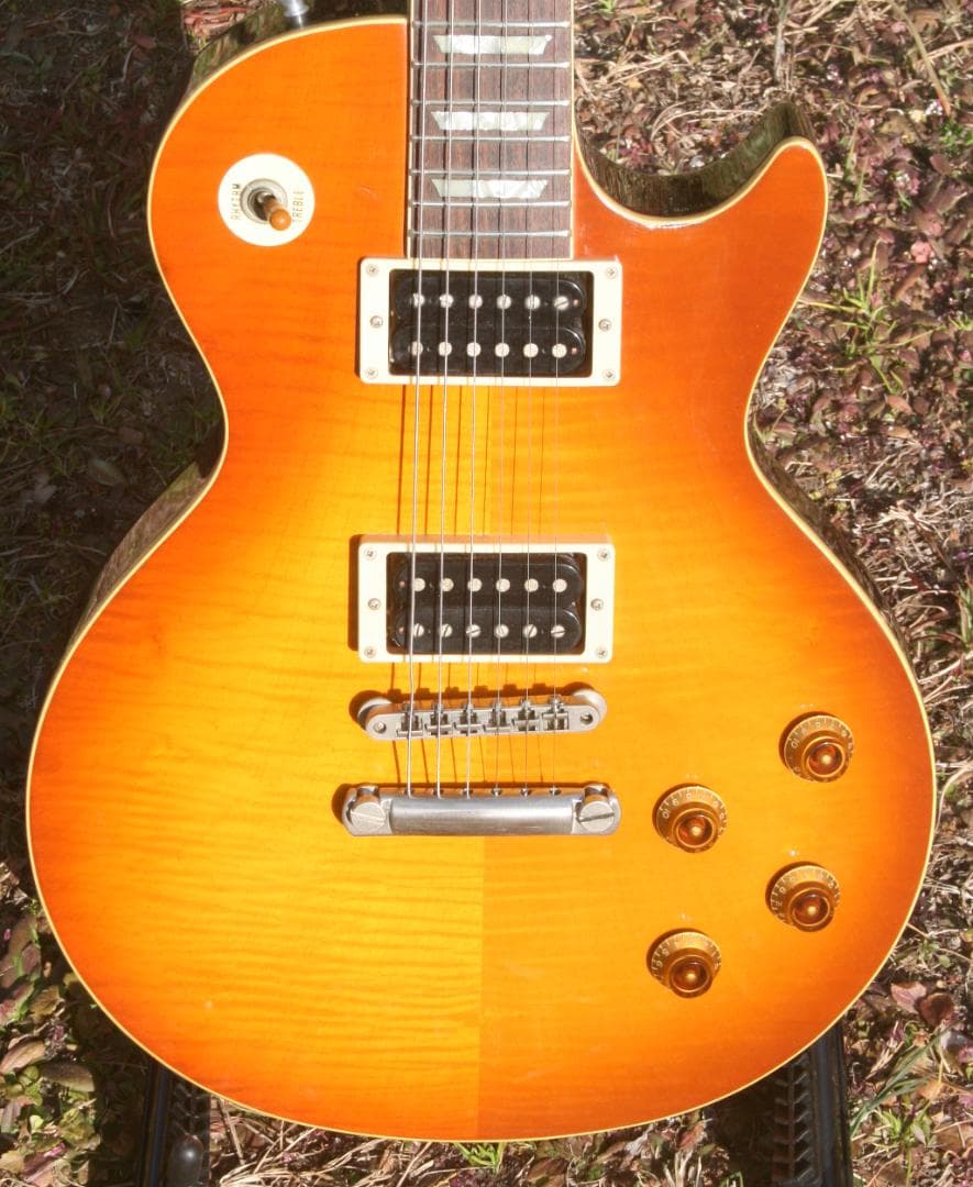 1991 Burny LG-75GR（フジゲン製 スラッシュモデル）ケース付