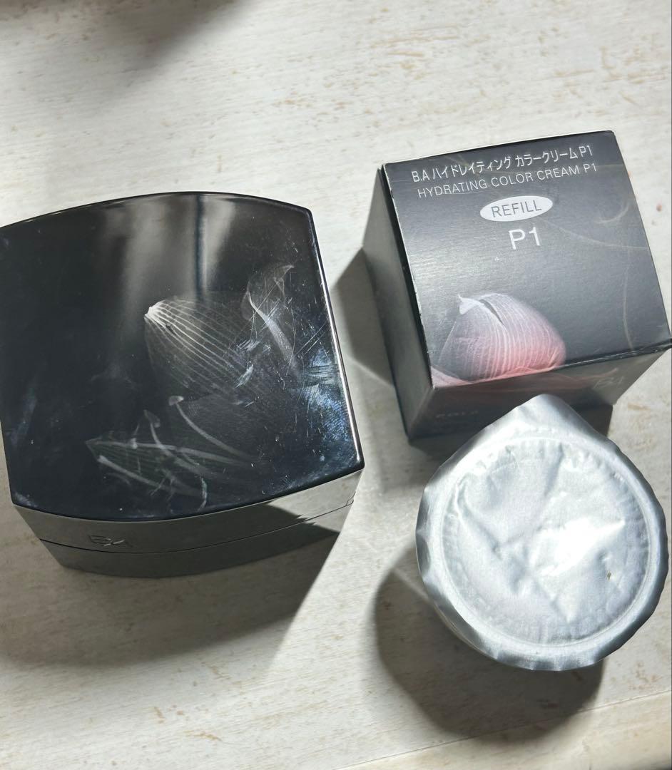 新品未開封 B.A ハイドレイティング カラークリーム P1 リフィル　ケース付