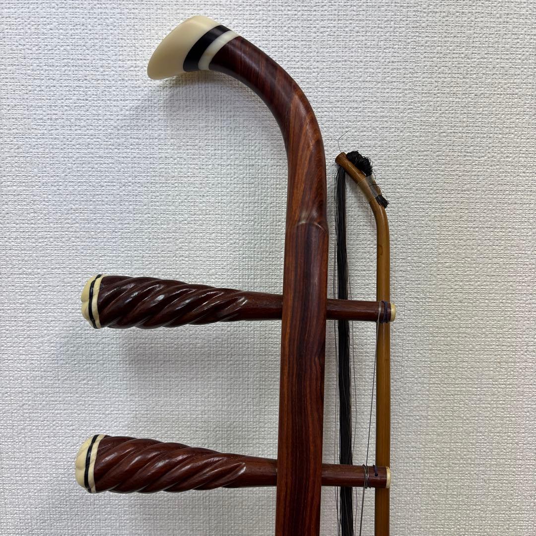 二胡 蛇革 中国揚州　袋あり