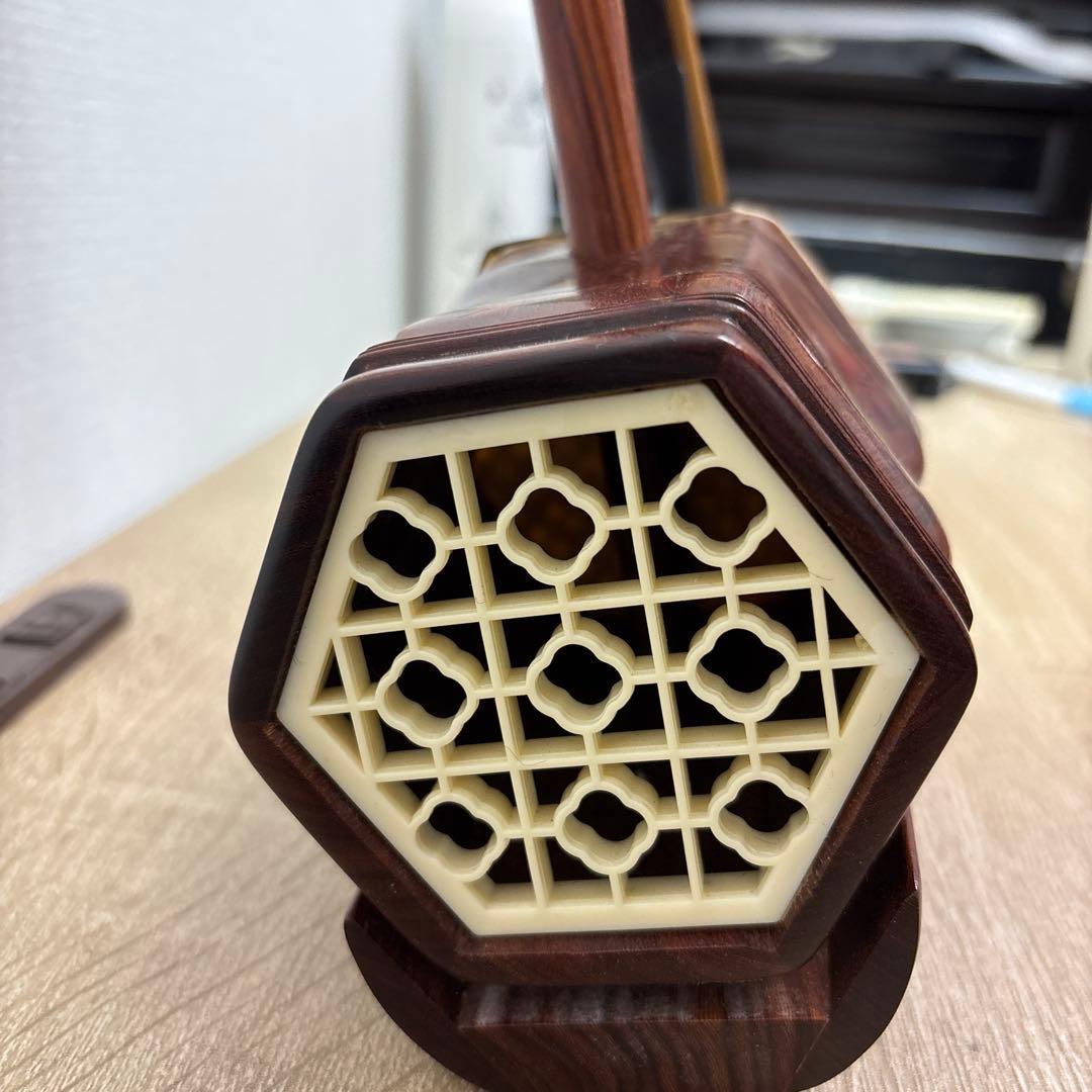 二胡 蛇革 中国揚州　袋あり