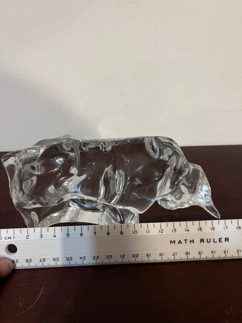 美品バカラ Baccarat 水牛　クリスタル ガラス