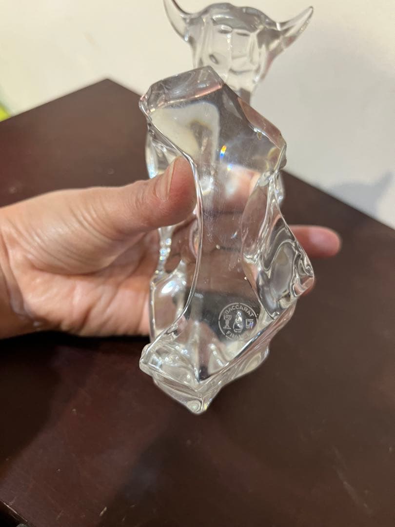 美品バカラ Baccarat 水牛　クリスタル ガラス