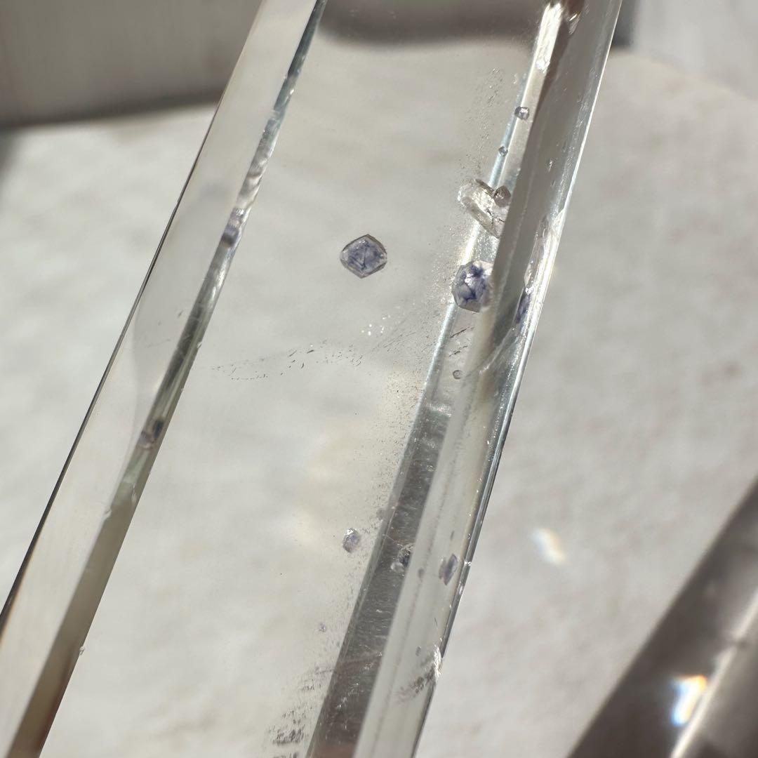 フローライトインクォーツ　クォーツインクォーツ　タワー　ポリッシュ