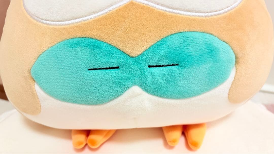 ポケモン もっちりまんまるクッション モクロー - メルカリ