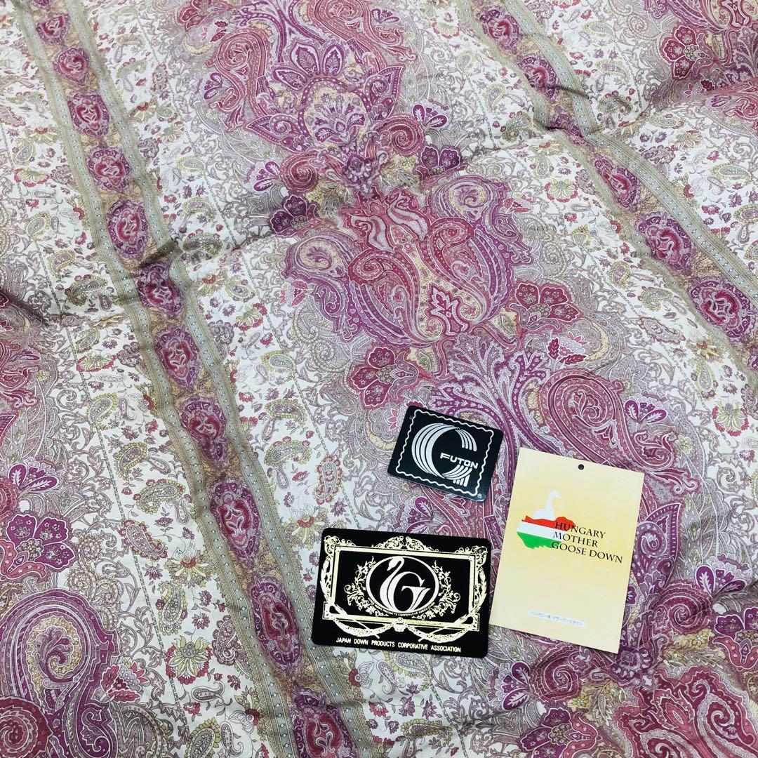 羽毛布団 シングル ハンガリー産ホワイトマザーグース プレミアム sk6492P