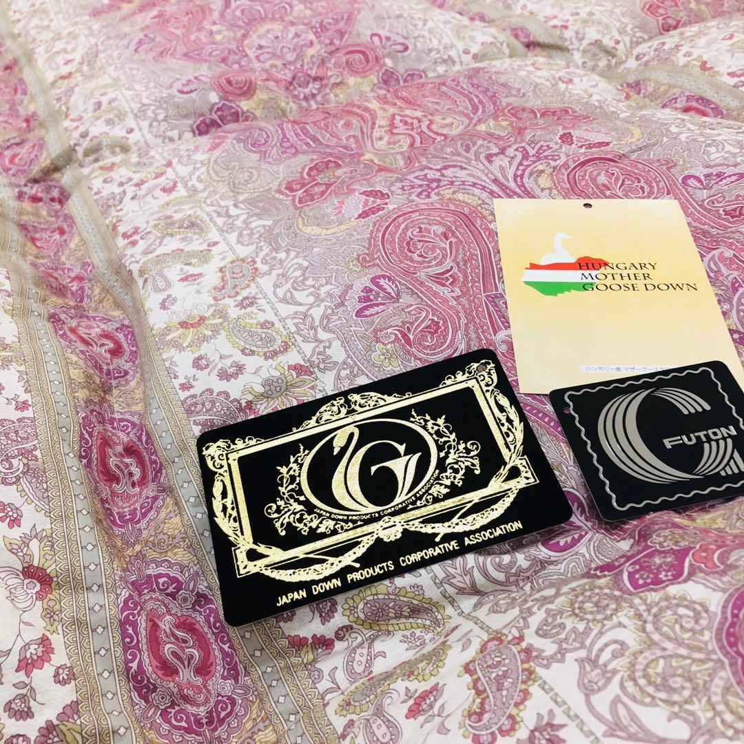 羽毛布団 シングル ハンガリー産ホワイトマザーグース プレミアム sk6492P