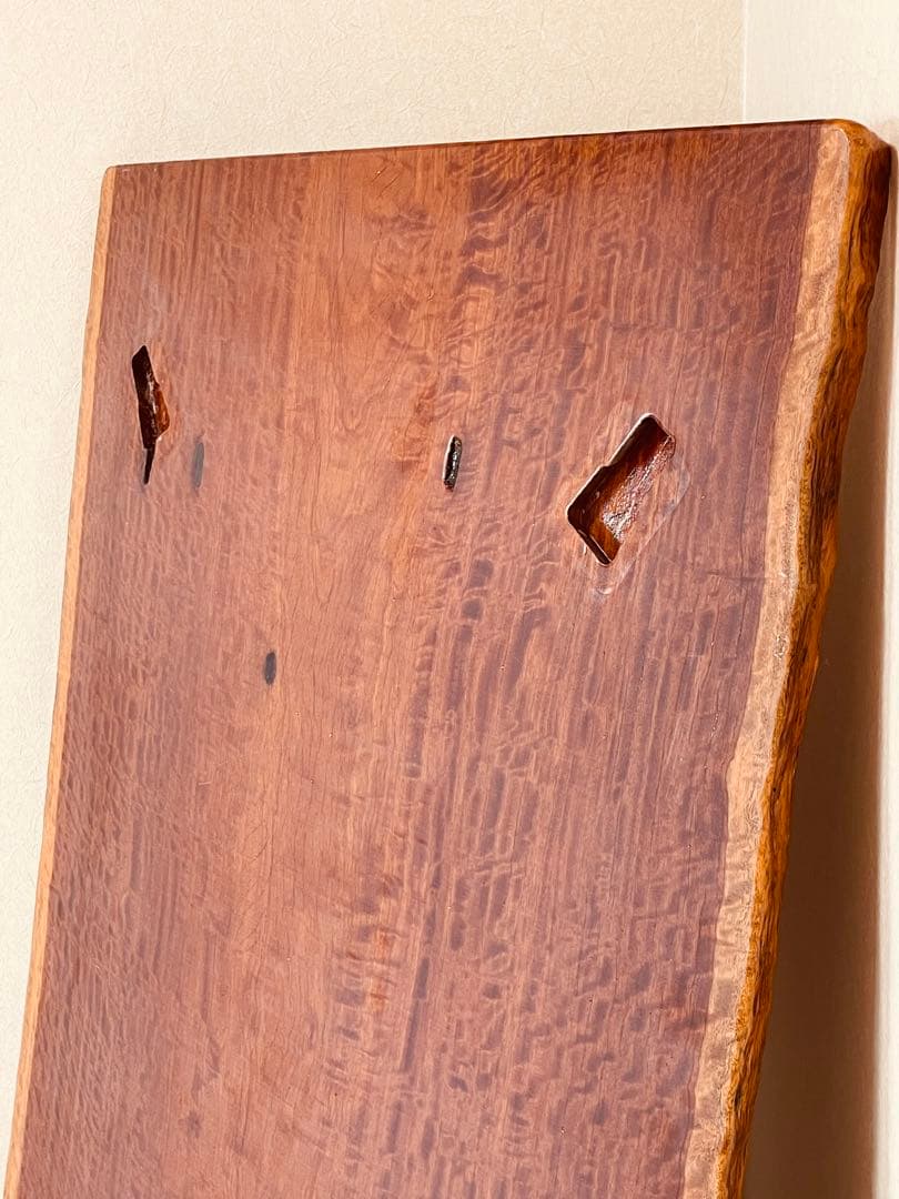 【送料込み】ブビンガ材 高級 一枚板 座卓 テーブル