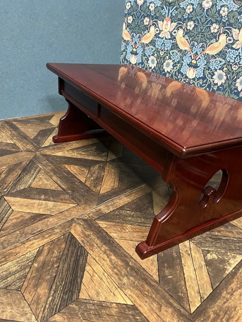 カリモク 文机 唐木 民芸 インテリア アンティーク しょうわれと