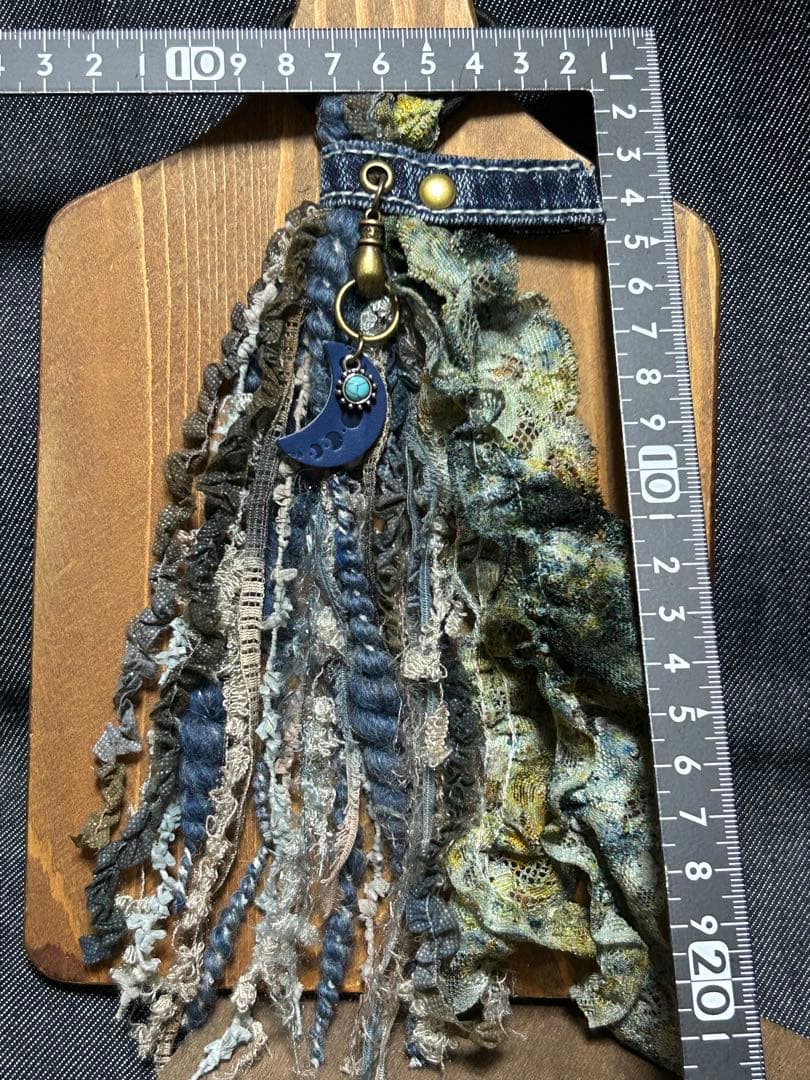 タッセルヘアゴムデニムカラー❤︎ No.636