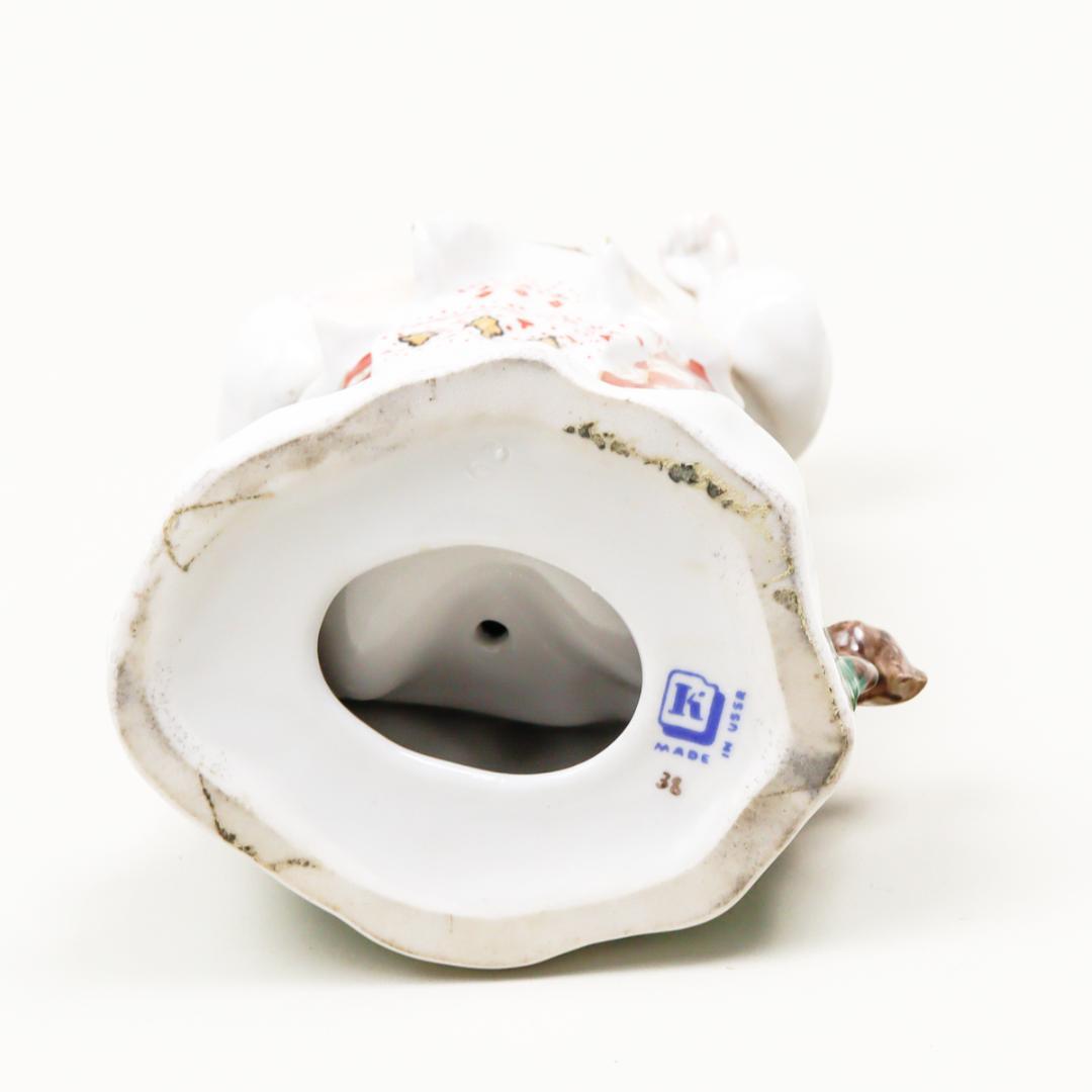 磁器 オペラのヒロイン オダルカ 置物