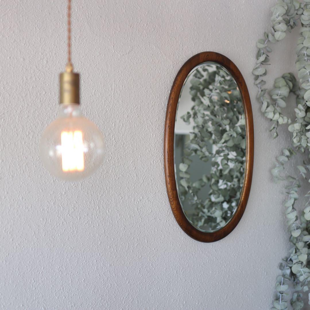 Karimoku / カリモク家具　マットな木枠　鏡