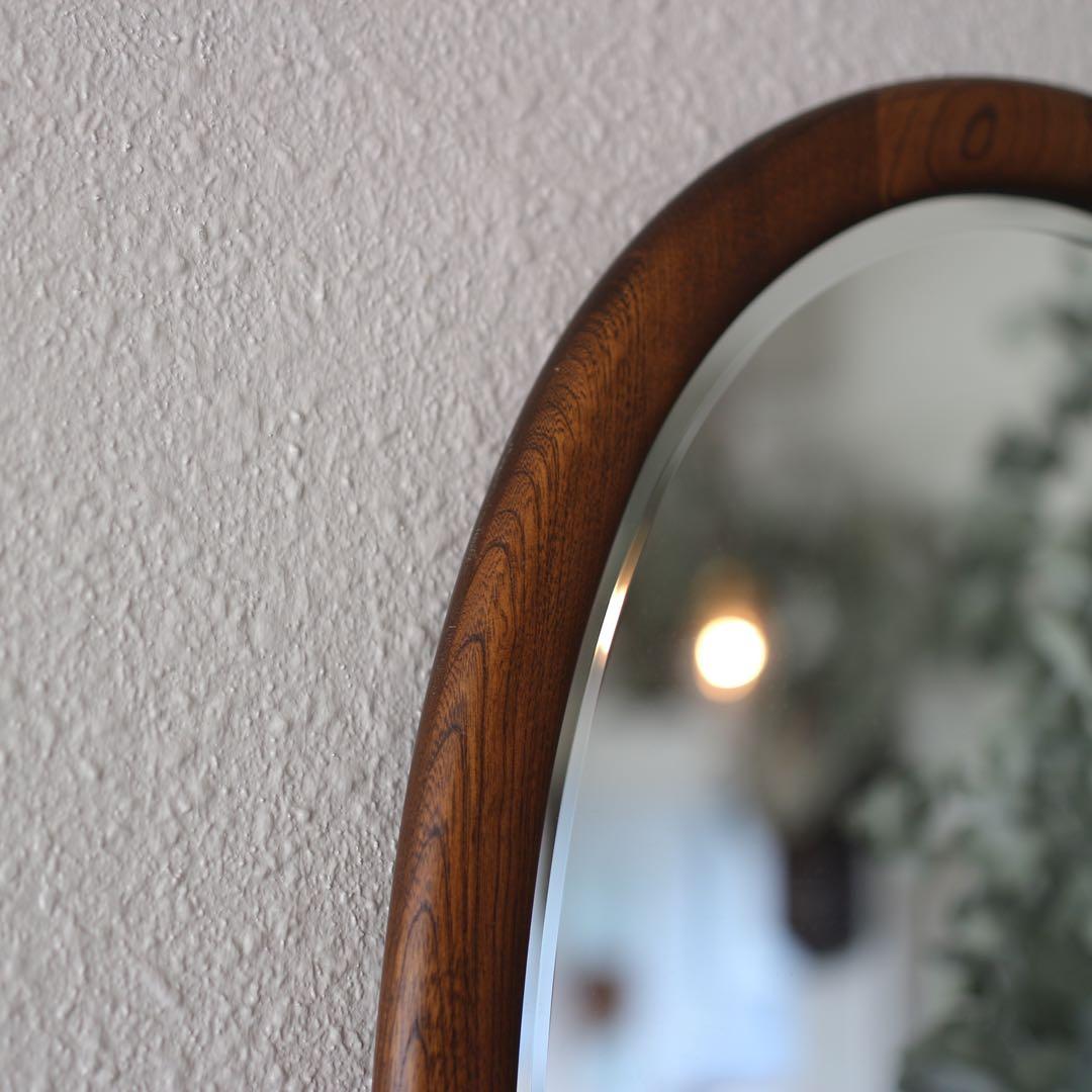 Karimoku / カリモク家具　マットな木枠　鏡