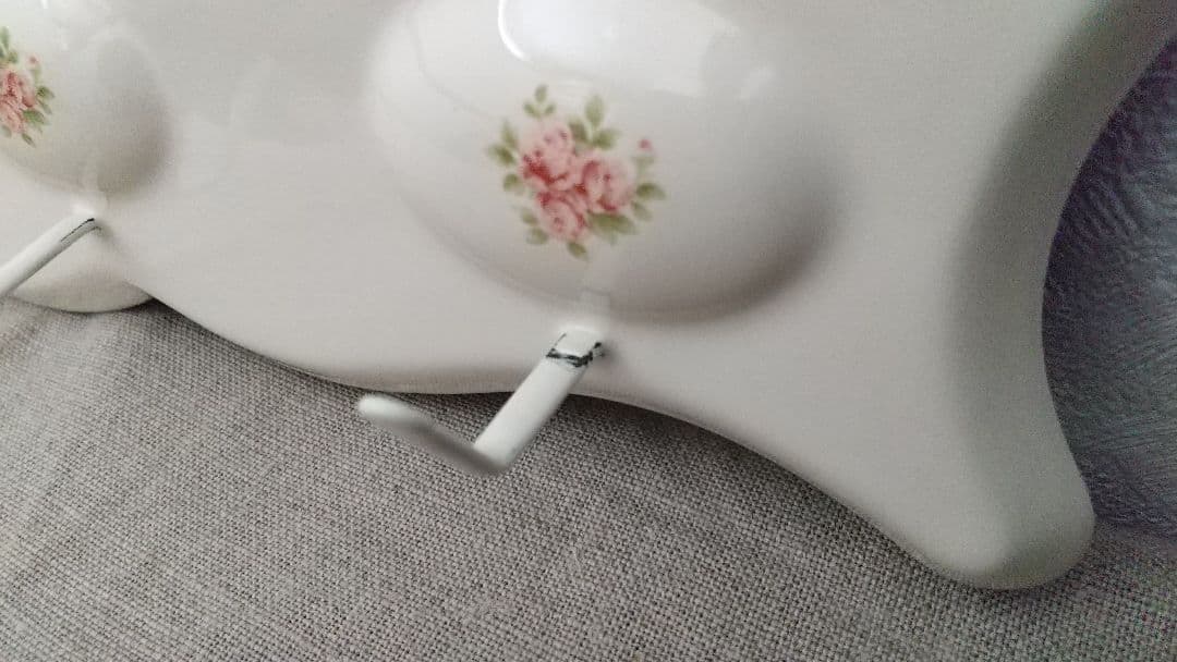 iman イマン【リボン】ホーローアンティークフック トーションフック