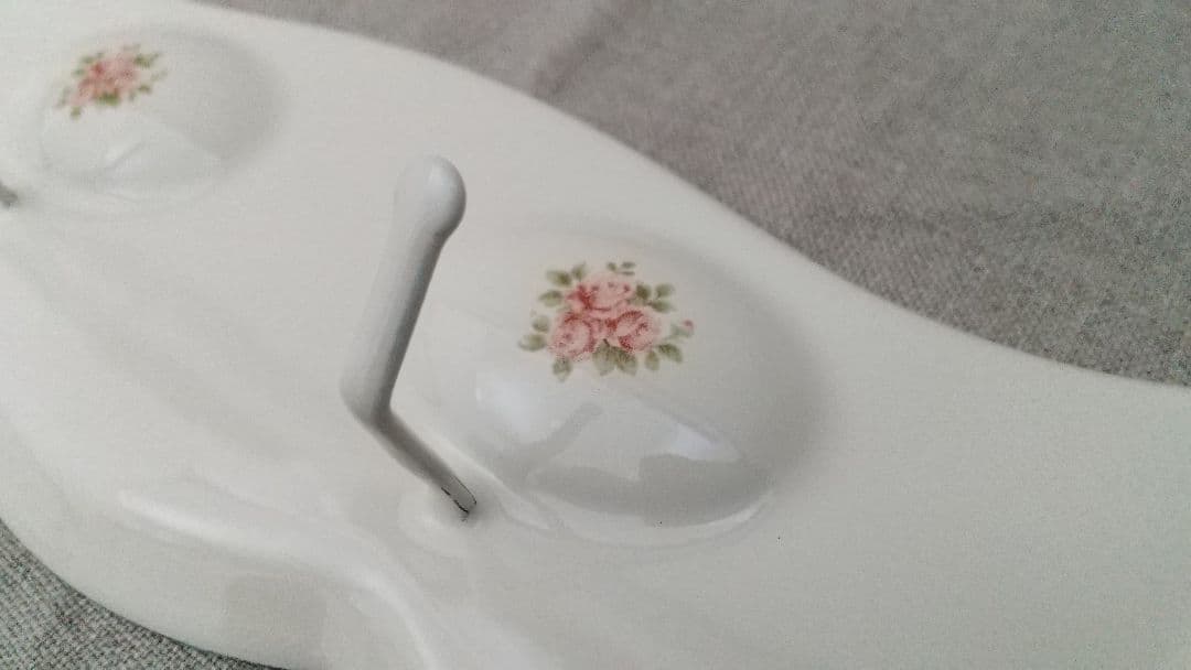 iman イマン【リボン】ホーローアンティークフック トーションフック