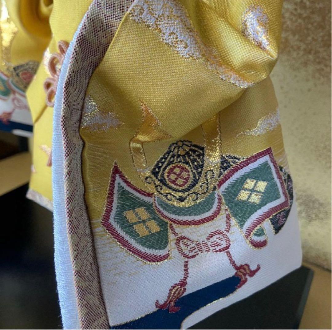 五月人形 夢わらべ 嘉房作 陶器製 ガラスケース付 人形高さ約33cm