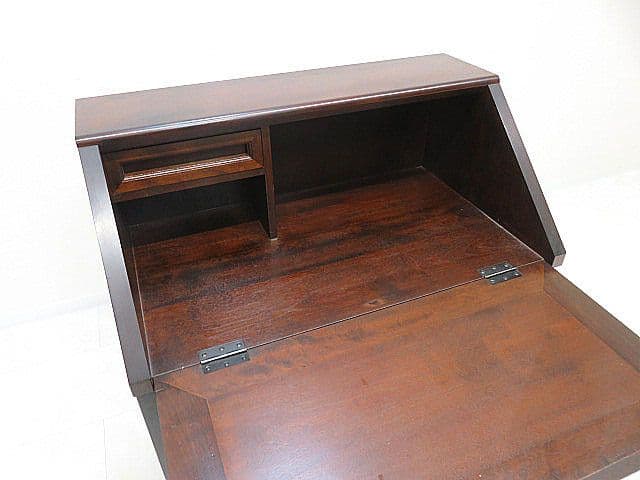 松本民芸家具 ミズメ桜無垢 高山式ライティングビューロー 　ライティングデスク