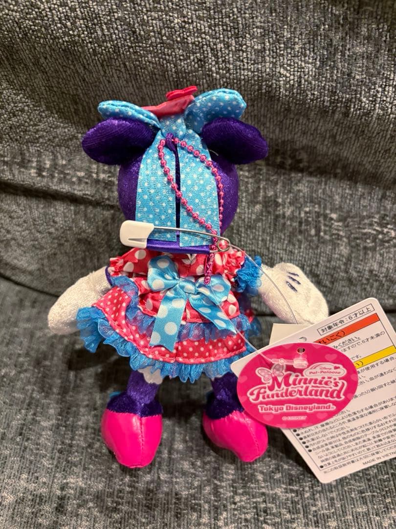 パルパルーザ ミニーのファンダーランド ぬいぐるみバッジ☆ミニー
