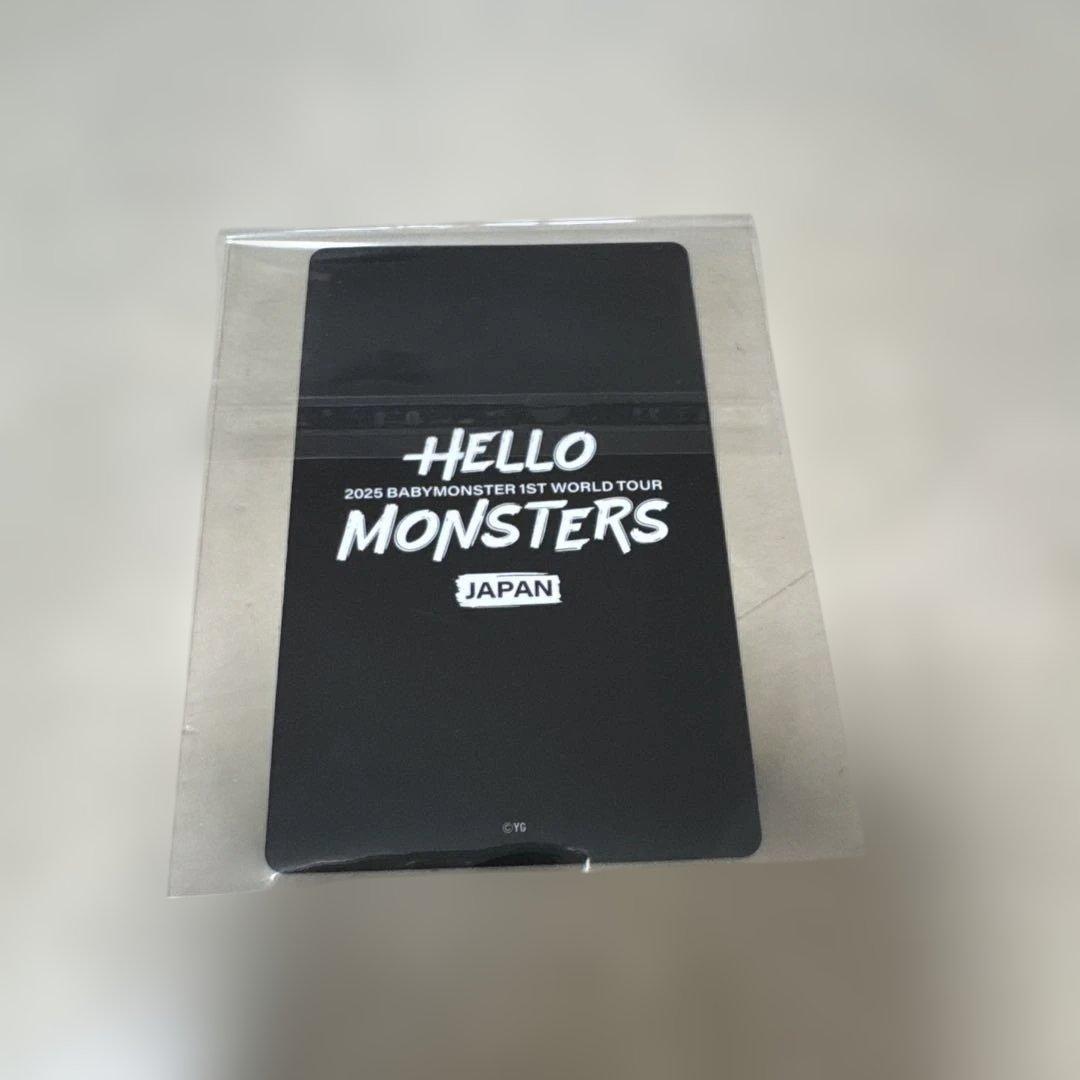 BABYMONSTER ベビモン アヒョントレカツ アーグッズ購入特典 - メルカリ